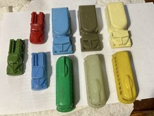 Vintage Toy Trucks And Trolley Bus Lot Model ...