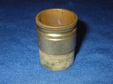 VINTAGE BRASS ALTO SAXOPHONE BODY END PLUG - 24.15mm DIAMETER