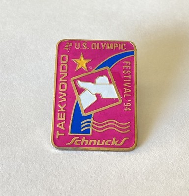 Vintage Schnucks US Olympic Festival 94 Taekwondo Enamel Pin