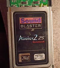 Creative Sound Blaster Audigy 2 ZS Notebook PCMCIA Laptop Card Model SB0530
