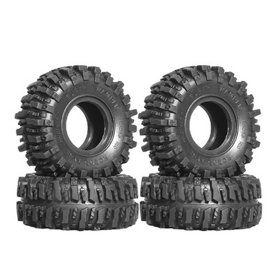 4pcs Remote Control Crawlers Tires Mud Terrain Tyres for1/24 Model Vehicle Part