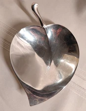 Silver Plate Ivy Leaf Footed Trinket Dish F.B. Rogers Silver Co. 1883 -FREE SHIP