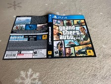 Original Cover Art Only - PS4 - Grand Theft Auto 5