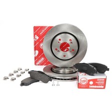 Bremsscheiben + Bremsbeläge vorne für HONDA CR-V III (RE_), CR-V IV (RM_)