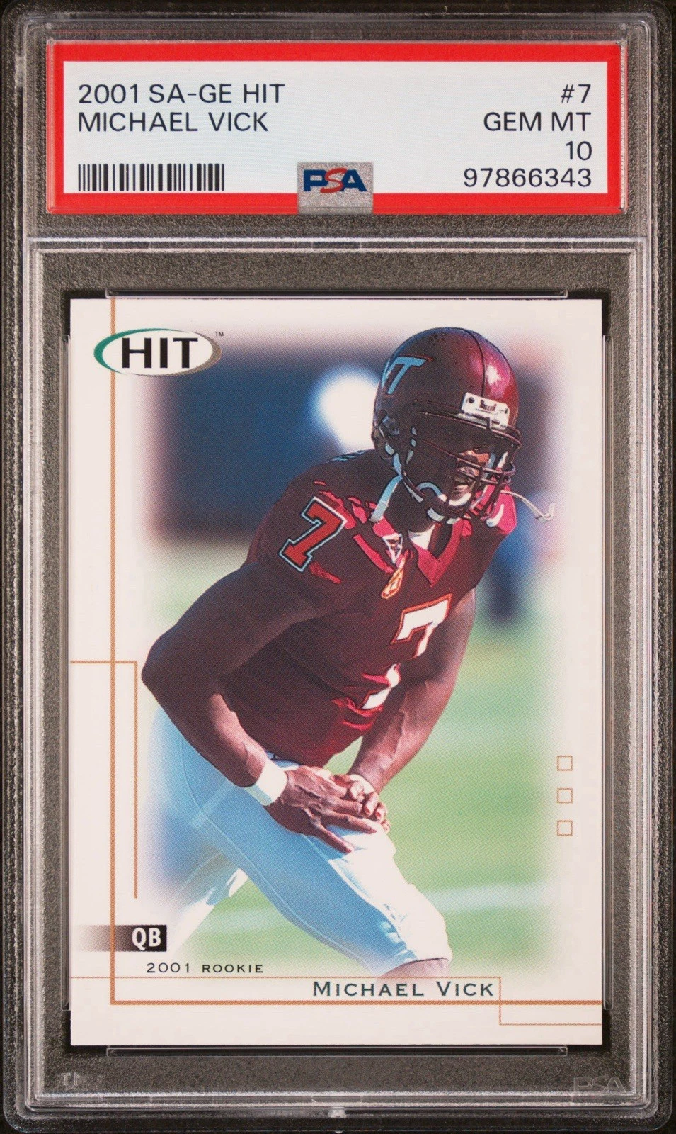 Michael Vick SA-GE Hit #7 Base