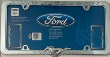 Ford Mustang Chrome Metal License Plate Frame Ford Mustang Chrome Metal License Plate Frame