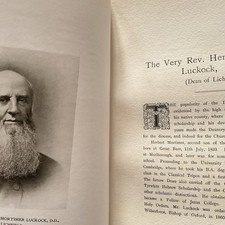 STAFFORDSHIRE 1907 Rev Herbert Mortimer LUCKOCK - Dean of Lichfield 