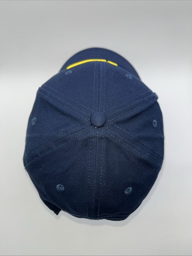 Goodyear Collection Hat Blue Wingfoot Embroidered Logo Snapback Racing Cap NEW - Picture 3 of 8