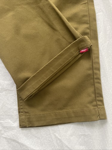 Vans Chino Pants Olive Khakis Tag SIZE 30x32 Measures Size 32Wx31.5L Casual NWT - Picture 9 of 15
