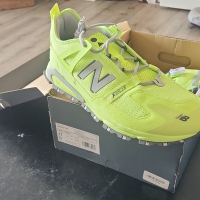 New Balance XRCT Bleached Lime Glow Green Low Top Lace-Up Sneakers MSXRCTBA