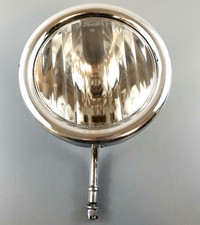 1920s 1930s Ford Script C.m. Hall Chrome Cowl Light Fluted 7 Lens Works