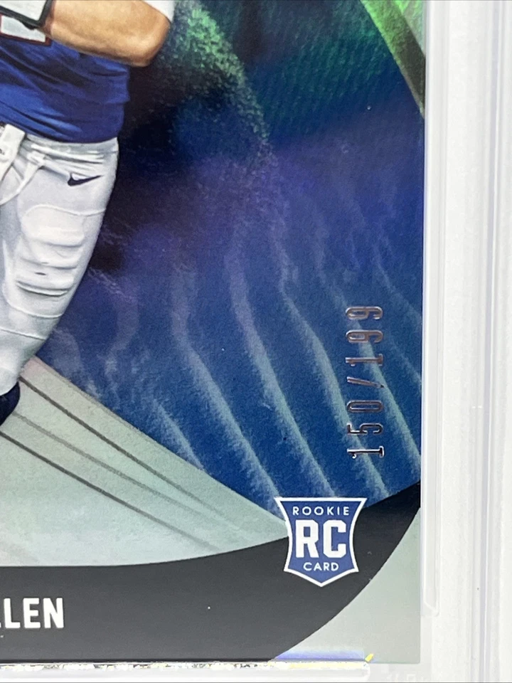 2018 Panini Black Friday Josh Allen #43 Rookie RC SP #/199 Rare PSA 9 Mint - Image 3 of 4