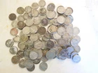 140  Indian head buffalo nickels huge lot P,D and S full dates, faint dates cull