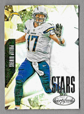 PHILIP RIVERS 2015 CERTIFIED FOOTBALL STARS INSERT CARD #537 CHARGERS