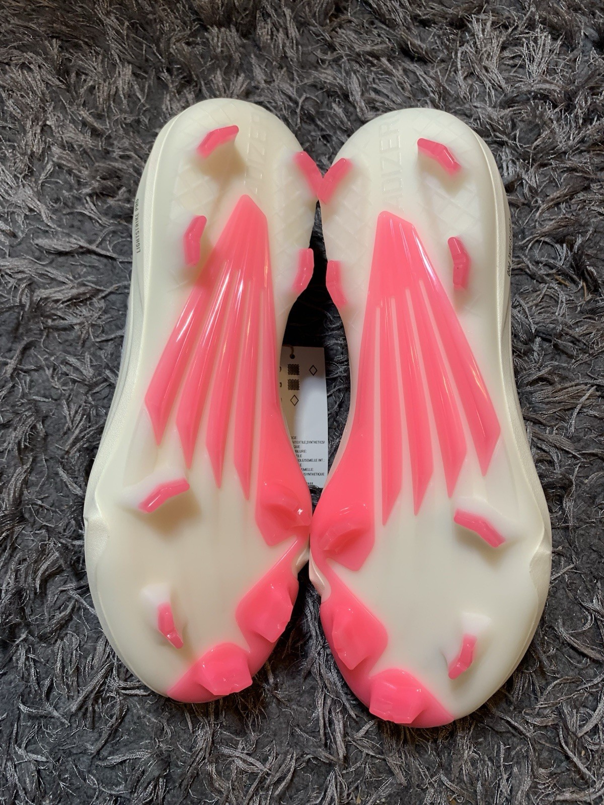 adidas Men’s 9.5 ADIZERO Electric+ TPU Baseball Cleats Light Grey Black ID0942 thumbnail 8