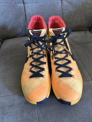 Nike Hyperdunk 2015 Bruce Lee Sneaker Laser Orange Black 749561-806 Size 12 Used