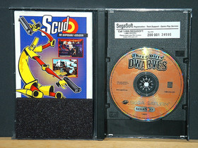 THREE DIRTY DWARVES   (SEGA SATURN) Tested NTSC-U/C All Original