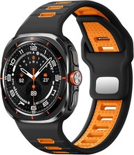 Soft Silicone Strap Compatible with Galaxy Watch Ultra 47mm Waterproof
