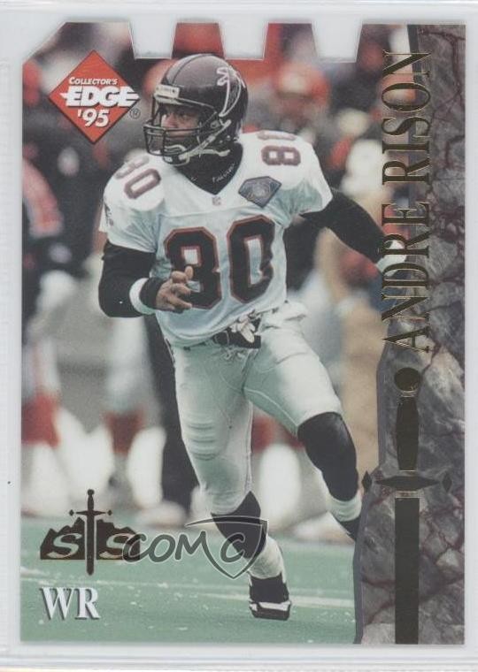 1995 Collector's Edge Excalibur Sword and Stone Bronze Die-Cut Andre Rison 0b5