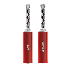 AudioQuest SureGrip 100 Silver Banana Speaker Connectors Set of 8