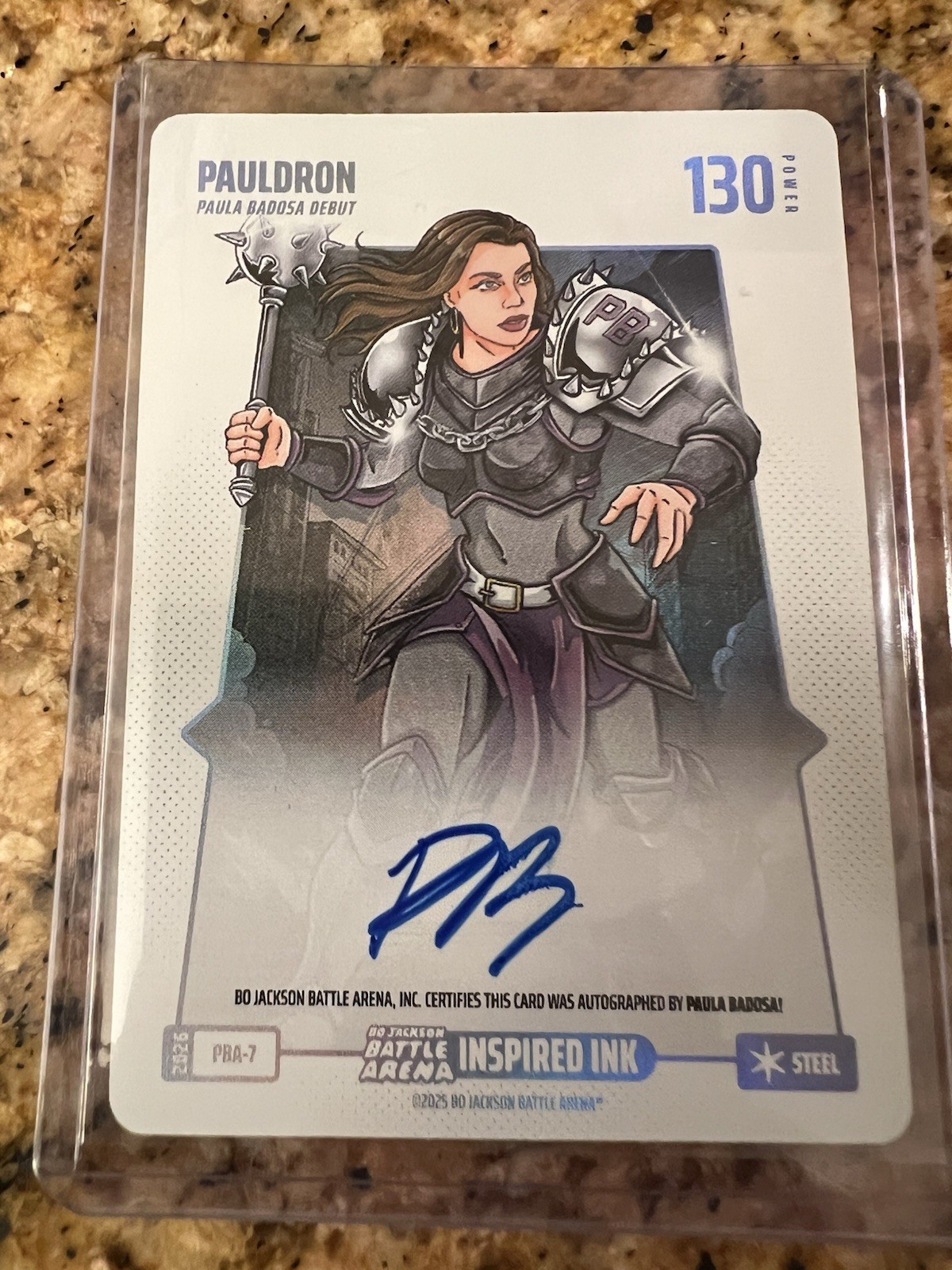Bo Jackson Battle Arena Steel Auto Pauldron Paula Bedosa