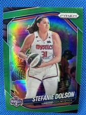 2025 #112 Stefanie Dolson Panini Prizm Green Prizm Mystics