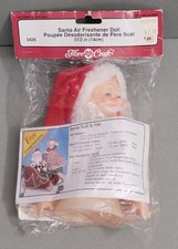 Vintage Fibre Craft 3426 Santa Air Freshener Doll 5 1/2"