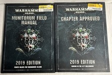 Warhammer 40k 8th Edition Chapter Approved + Munitorium Field Manuals 2019