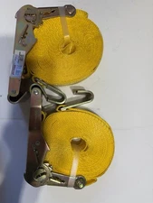 Erickson 2"X27' FlatHook Ratchet Strap Trucking Construction