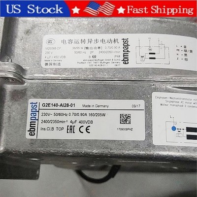 1PCS New Ebmpapst G2E140-AI28-01 230V 160/205W φ140MM Centrifugal Fan  Fast Ship