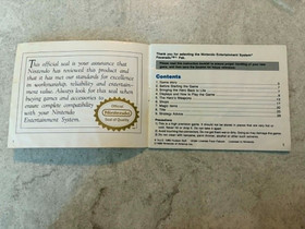 Faxanadu Nintendo Nes manual
