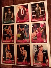 Topps WWE WWF WCW NWO 37 Cards and Stickers