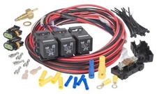  Performance 30118 Dual Activation, Dual Electric Fan Relay Kit with 