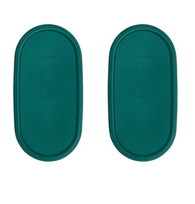 Tupperware Modular Mate OVAL OVALS #1616 Replacement Seal Lid GREEN NEW GET 2