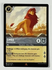 The First Chapter #189/204 Simba