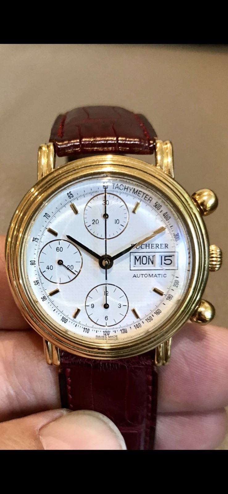 Наручные часы Bucherer Valjou Automatic Chrono