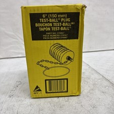CHERNE INDUSTRIES 270067 Test Ball Plug Pneumatic 6 Inch NEW