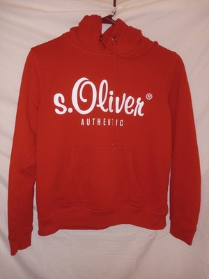 S. Oliver Authentic Womans Small Hoodie Red  Cotton Poly Blend