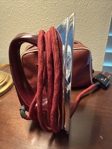 Vintage AZN Automaticus Travel Mini Iron with Bakelite Handle West Germany