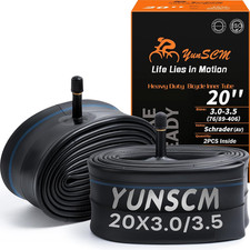 Heavy Duty 20X3.0 E-Bike Tubes 20 X 3 Premium Butyl Compatible with 20X 3.0-3.5