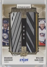 2016-17 Upper Deck Premier 23/25 Brandon Dubinsky William Karlsson #PMS2-DK 2d8