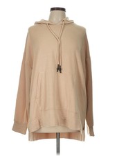 Delta Women Brown Pullover Hoodie L