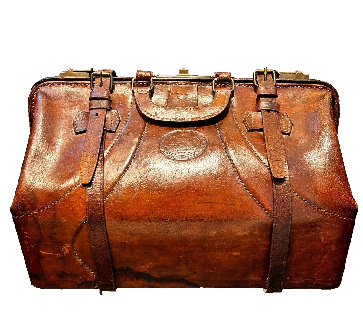 【Vintage】グラッドストンバッグ｜レザー製クラシックバッグ ブラウン vintage gladstone bag products for sale | eBay