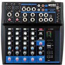Gemini GEM08 USB 8 Channel USB mixer With Bluetooth