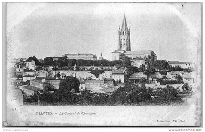 17 SAINTES - le convent de chavagne.
