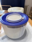 Vintage Tupperware 2-Mix N Store 8 Cup 64 oz Measuring Bowls 1- Pour Spout & Lid — photo 1