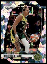 2024-25 Panini Prizm WNBA Silver Ice Mercedes Russell Seattle Storm #109