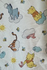 Disney Baby Winnie The Pooh  Friends Fitted Crib Sheet -Piglet Tigger Eeyore