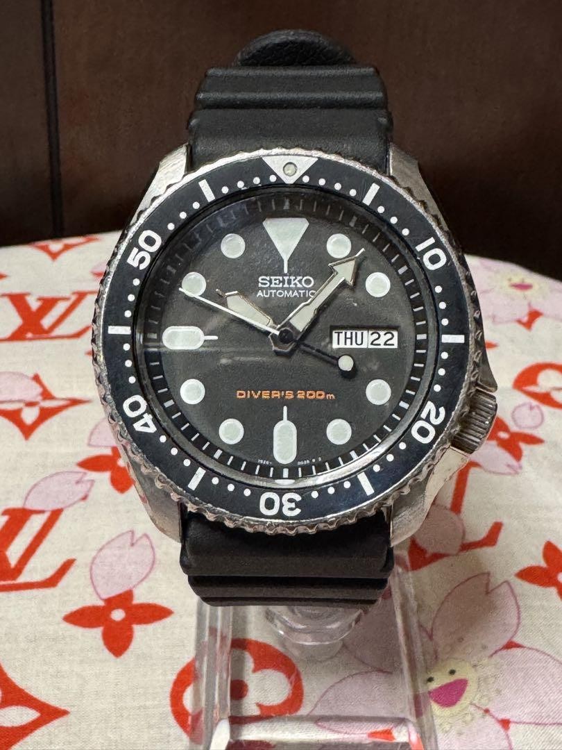不動品　ジャンク　セイコーダイバー　SEIKO 7S26-0020 ブラック 不動品 ジャンク セイコーダイバー SEIKO 7S26-0020 ブラック - メルカリ