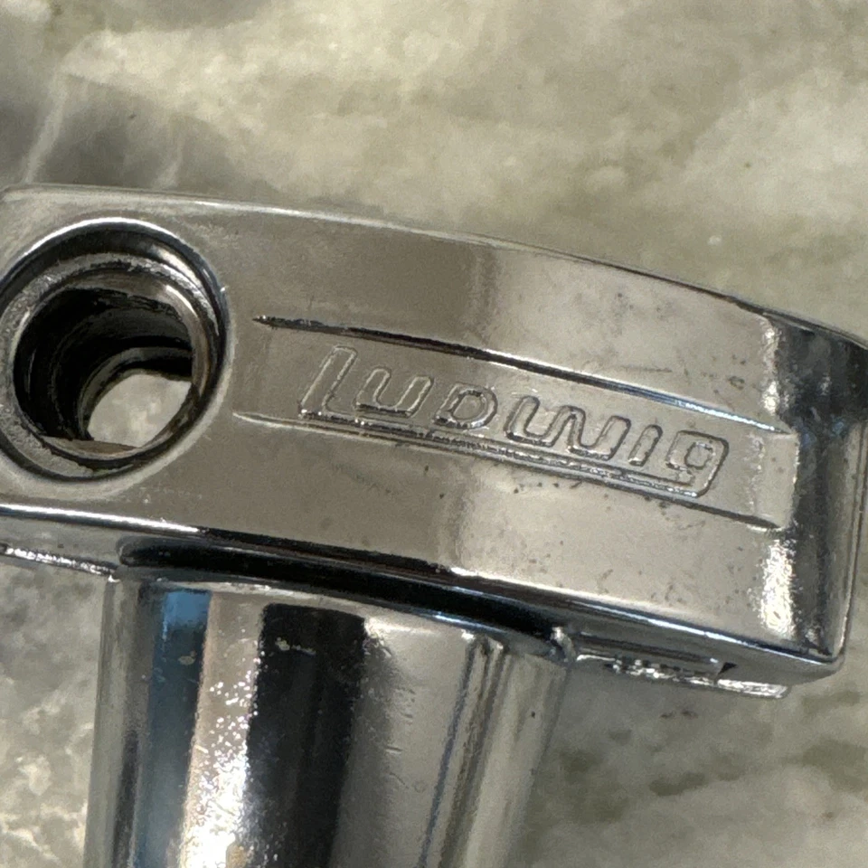 Soporte de caja Ludwig vintage WFL hecho en EE. UU. ¡Se vende como está para piezas o reparación! BONITO Foto 3 de 4